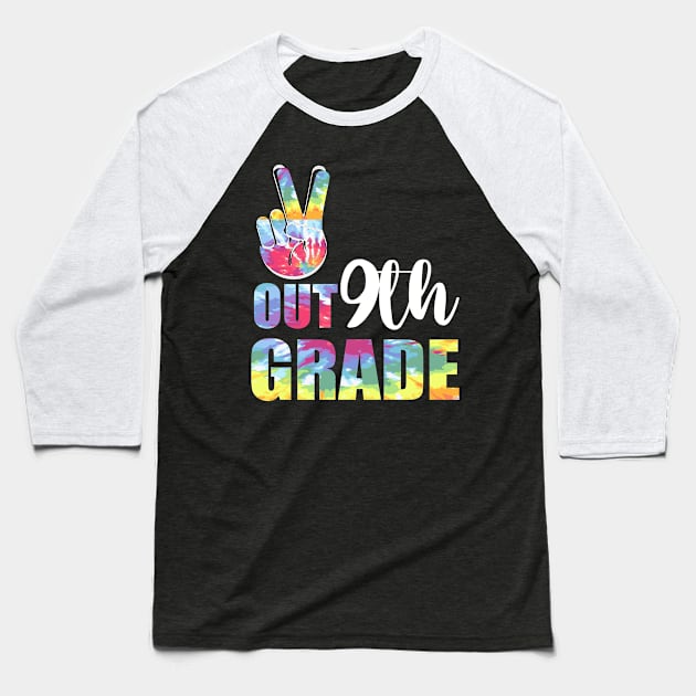 Peace out 9th grade end of school l. Last day of school. Summer break Baseball T-Shirt by Prints by Hitz